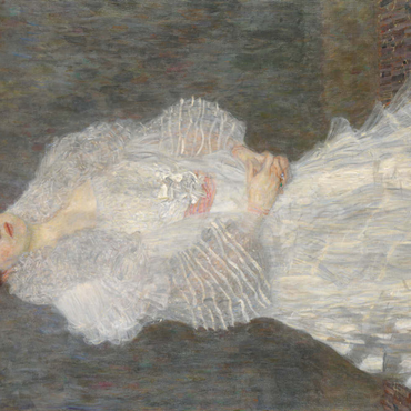 Darstellung des Puzzle Motivs Gustav Klimt's Portrait of Hermine Gallia (1904) 200 Puzzle 3D Modell