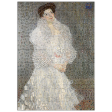 Darstellung des Puzzle Motivs puzzleplate Gustav Klimt's Portrait of Hermine Gallia (1904) 500 Puzzle