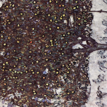 Darstellung des Puzzle Motivs Gustav Klimt's Der Apfelbaum (1916) 200 Puzzle 3D Modell