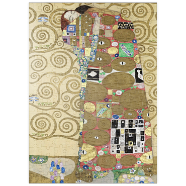 Darstellung des Puzzle Motivs puzzleplate Gustav Klimt's Fulfillment (1910–1911) 200 Puzzle