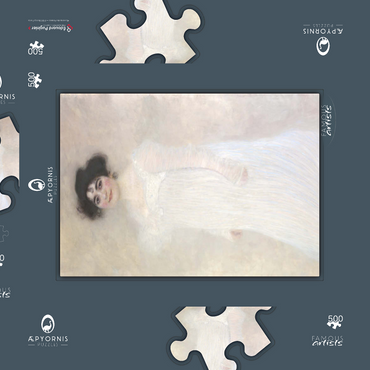 Darstellung des Puzzle Motivs Serena Pulitzer Lederer (1899) by Gustav Klimt 500 Puzzle Schachtel 3D Modell