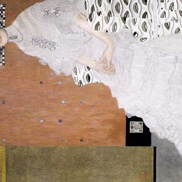 Darstellung des Puzzle Motivs Gustav Klimt's Bildnis Fritza Riedler (1906) 200 Puzzle 3D Modell