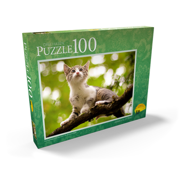 Darstellung des Puzzle Motivs Minka klettert 100 Puzzle Schachtel Ansicht2