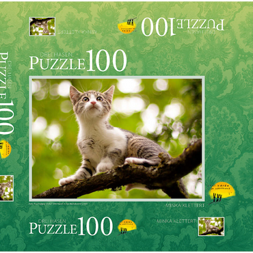 Darstellung des Puzzle Motivs Minka klettert 100 Puzzle Schachtel 3D Modell