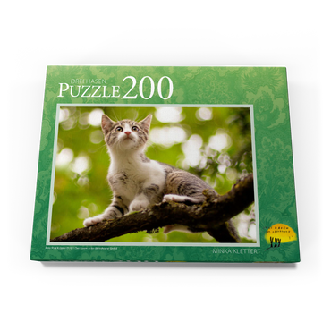 Darstellung des Puzzle Motivs Minka klettert 200 Puzzle Schachtel Ansicht3