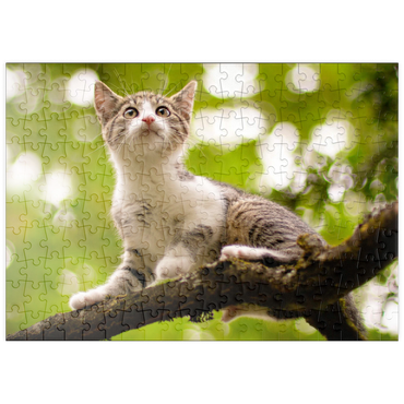 Darstellung des Puzzle Motivs puzzleplate Minka klettert 200 Puzzle