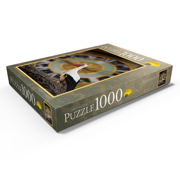 Darstellung des Puzzle Motivs Storchenzeit 1000 Puzzle Schachtel Ansicht1