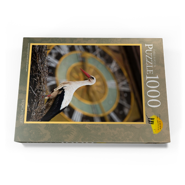 Darstellung des Puzzle Motivs Storchenzeit 1000 Puzzle Schachtel Ansicht3