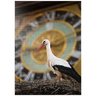 Darstellung des Puzzle Motivs puzzleplate Storchenzeit 1000 Puzzle