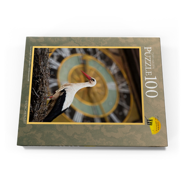 Darstellung des Puzzle Motivs Storchenzeit 100 Puzzle Schachtel Ansicht3