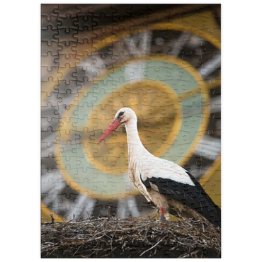 Darstellung des Puzzle Motivs puzzleplate Storchenzeit 200 Puzzle