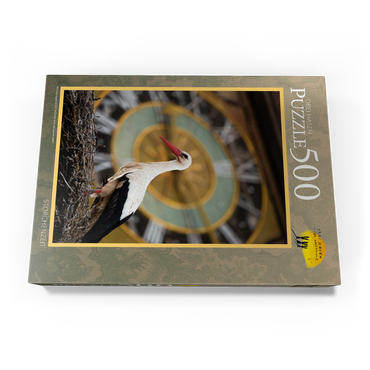 Darstellung des Puzzle Motivs Storchenzeit 500 Puzzle Schachtel Ansicht3