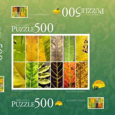 Darstellung des Puzzle Motivs Autumn Leaves 1 500 Puzzle Schachtel 3D Modell