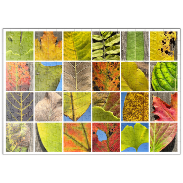 Darstellung des Puzzle Motivs puzzleplate Autumn Leaves 2 200 Puzzle