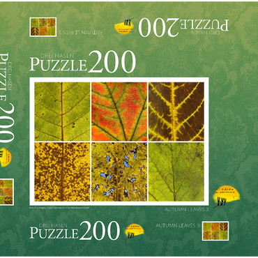 Darstellung des Puzzle Motivs Autumn Leaves 3 200 Puzzle Schachtel 3D Modell