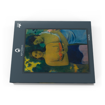 Darstellung des Puzzle Motivs Two Tahitian Women (1899) by Paul Gauguin 200 Puzzle Schachtel Ansicht3