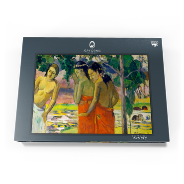 Darstellung des Puzzle Motivs Three Tahitian Women (1896) by Paul Gauguin 1000 Puzzle Schachtel Ansicht3