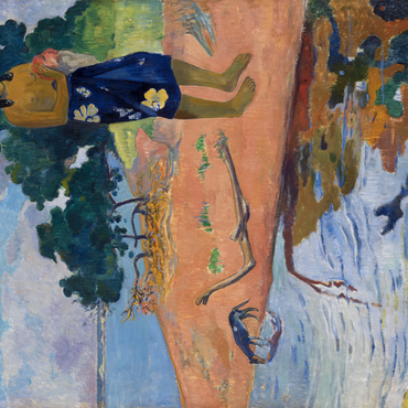 Darstellung des Puzzle Motivs Haere Pape (1892) by Paul Gauguin 1000 Puzzle 3D Modell