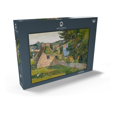 Darstellung des Puzzle Motivs The Field of Derout-Lollichon (1886) by Paul Gauguin 1000 Puzzle Schachtel Ansicht2