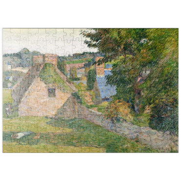 Darstellung des Puzzle Motivs puzzleplate The Field of Derout-Lollichon (1886) by Paul Gauguin 200 Puzzle