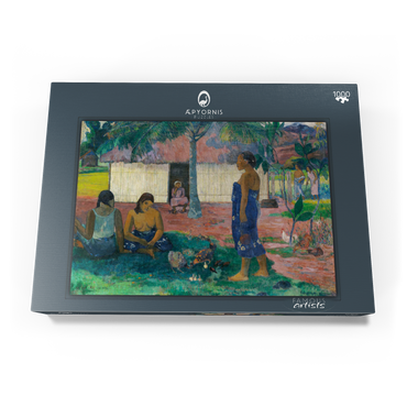Darstellung des Puzzle Motivs Why Are You Angry? (No te aha oe riri) (1896) by Paul Gauguin 1000 Puzzle Schachtel Ansicht3