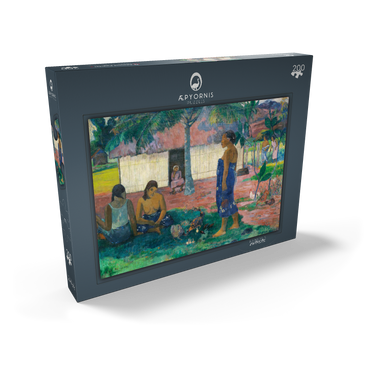 Darstellung des Puzzle Motivs Why Are You Angry? (No te aha oe riri) (1896) by Paul Gauguin 200 Puzzle Schachtel Ansicht2