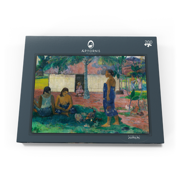 Darstellung des Puzzle Motivs Why Are You Angry? (No te aha oe riri) (1896) by Paul Gauguin 200 Puzzle Schachtel Ansicht3