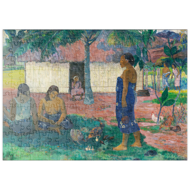 Darstellung des Puzzle Motivs puzzleplate Why Are You Angry? (No te aha oe riri) (1896) by Paul Gauguin 200 Puzzle