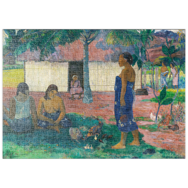 Darstellung des Puzzle Motivs puzzleplate Why Are You Angry? (No te aha oe riri) (1896) by Paul Gauguin 500 Puzzle