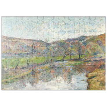 Darstellung des Puzzle Motivs puzzleplate Brittany Landscape (1888) by Paul Gauguin 200 Puzzle