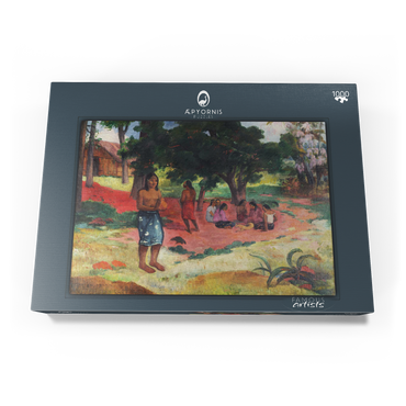 Darstellung des Puzzle Motivs Whispered Words (Parau Parau) (1892) by Paul Gauguin 1000 Puzzle Schachtel Ansicht3