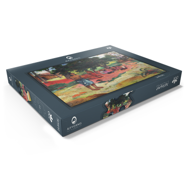 Darstellung des Puzzle Motivs Whispered Words (Parau Parau) (1892) by Paul Gauguin 100 Puzzle Schachtel Ansicht1