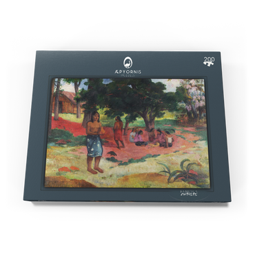 Darstellung des Puzzle Motivs Whispered Words (Parau Parau) (1892) by Paul Gauguin 200 Puzzle Schachtel Ansicht3