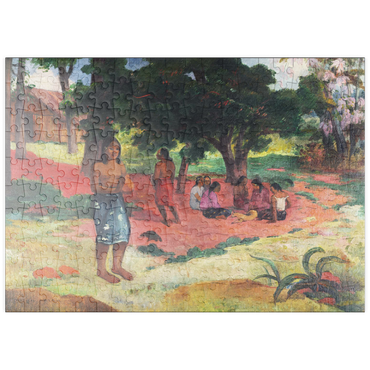 Darstellung des Puzzle Motivs puzzleplate Whispered Words (Parau Parau) (1892) by Paul Gauguin 200 Puzzle