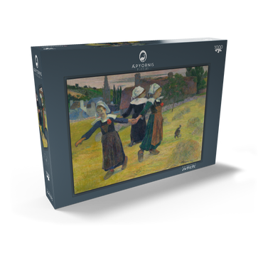 Darstellung des Puzzle Motivs Breton Girls Dancing, Pont-Aven (1888) by Paul Gauguin 1000 Puzzle Schachtel Ansicht2