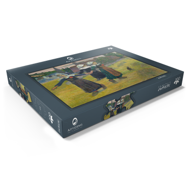 Darstellung des Puzzle Motivs Breton Girls Dancing, Pont-Aven (1888) by Paul Gauguin 100 Puzzle Schachtel Ansicht1