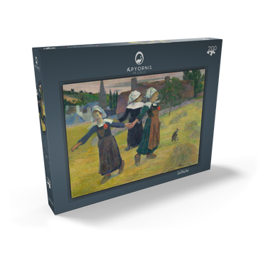 Darstellung des Puzzle Motivs Breton Girls Dancing, Pont-Aven (1888) by Paul Gauguin 200 Puzzle Schachtel Ansicht2