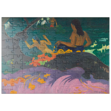 Darstellung des Puzzle Motivs puzzleplate By the Sea (Fatata te Miti) 1892 by Paul Gauguin 100 Puzzle