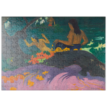 Darstellung des Puzzle Motivs puzzleplate By the Sea (Fatata te Miti) 1892 by Paul Gauguin 200 Puzzle