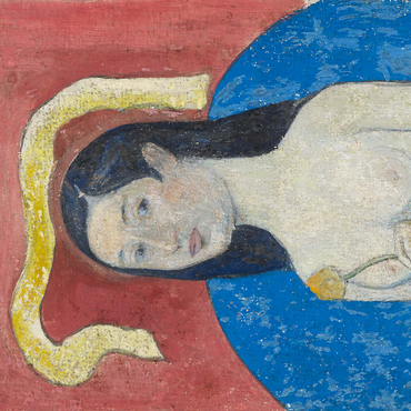 Darstellung des Puzzle Motivs Portrait of the Artist’s Mother (Eve) (ca. 1889–1890) by Paul Gauguin 200 Puzzle 3D Modell