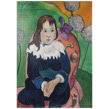 Darstellung des Puzzle Motivs puzzleplate Mr. Loulou (Louis Le Ray) (1890) by Paul Gauguin 1000 Puzzle