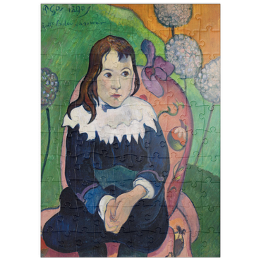 Darstellung des Puzzle Motivs puzzleplate Mr. Loulou (Louis Le Ray) (1890) by Paul Gauguin 100 Puzzle