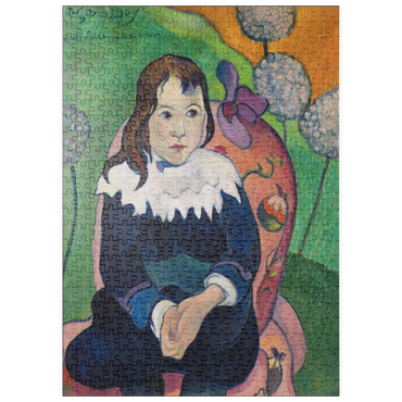 Darstellung des Puzzle Motivs puzzleplate Mr. Loulou (Louis Le Ray) (1890) by Paul Gauguin 500 Puzzle