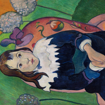 Darstellung des Puzzle Motivs Mr. Loulou (Louis Le Ray) (1890) by Paul Gauguin 500 Puzzle 3D Modell