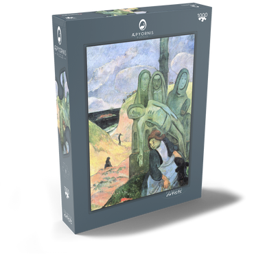 Darstellung des Puzzle Motivs Paul Gauguin's The Green Christ (1889) 1000 Puzzle Schachtel Ansicht2