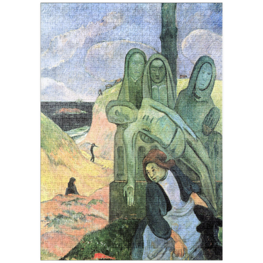 Darstellung des Puzzle Motivs puzzleplate Paul Gauguin's The Green Christ (1889) 1000 Puzzle