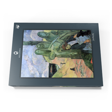 Darstellung des Puzzle Motivs Paul Gauguin's The Green Christ (1889) 500 Puzzle Schachtel Ansicht3