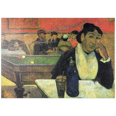 Darstellung des Puzzle Motivs puzzleplate Paul Gauguin's Night café, Arles (1888) 1000 Puzzle