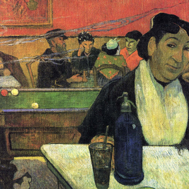 Darstellung des Puzzle Motivs Paul Gauguin's Night café, Arles (1888) 100 Puzzle 3D Modell