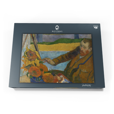 Darstellung des Puzzle Motivs Paul Gauguin's The Painter of Sunflowers (1888) 1000 Puzzle Schachtel Ansicht3